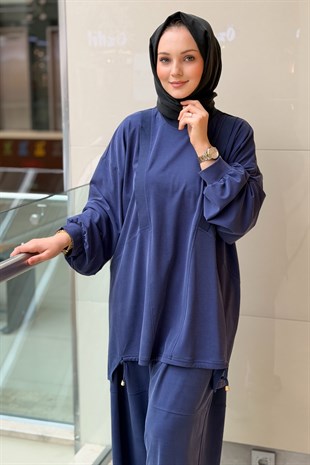 Ghisa Ribana Detaylı Tunik Pantolon Liosel Takım