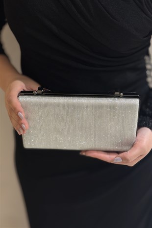 Mahal Bags Box Oval Kilitli Abiye Çanta