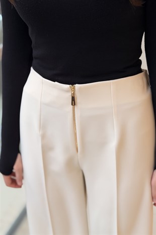 Sentez Queen Kısa Geniş Paça Pantolon