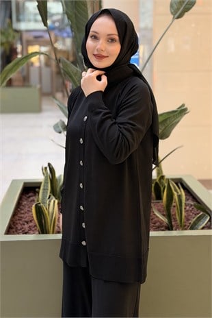 Nuss Reglan Kol Basic Merserize Hırka