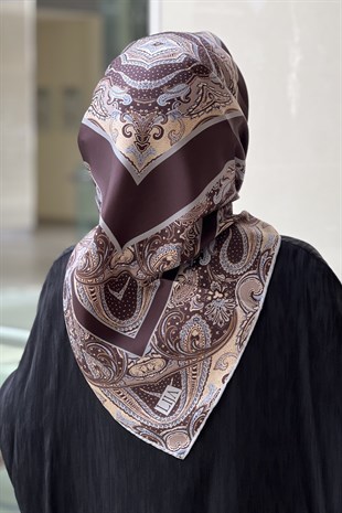 Lija Zerrin Twill İpek Eşarp