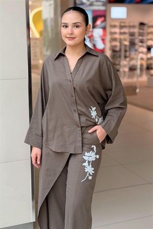 Missemramiss Linen Nakışlı Takım