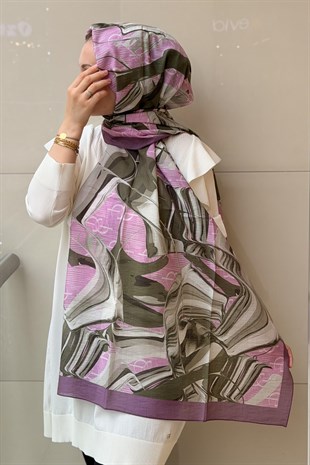 İpekevi Flora Desen Soft Şal