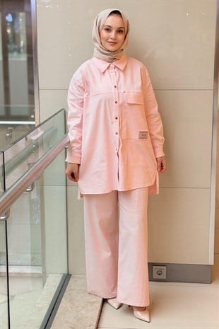 Ceremony Cebi İşleme Detaylı Önden Çıtçıtlı Denim Ceket Pantolon Takım