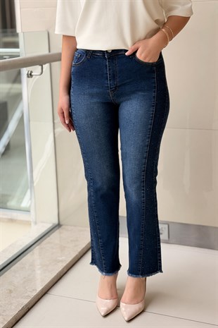 Mahal Stripe Denim Pantolon