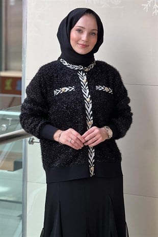 Ghisa Ribanalı Sim İpli Triko Hırka