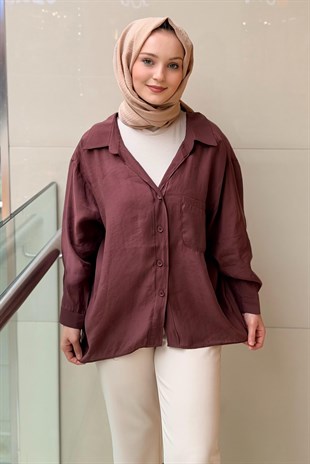 Mahal Casual Ovarsize Gömlek