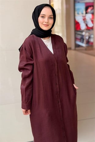 Missemramiss Nakışlı Gömlek Elbise