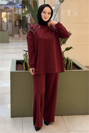 Ceremony Bluz Ve Pantolonu Çakma Detaylı Luna Takım