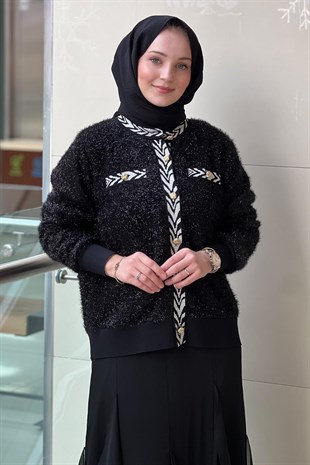 Ghisa Ribanalı Sim İpli Triko Hırka