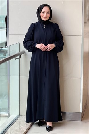 Gizay Kol Ucu Taşlı Mevlana Model Ferace