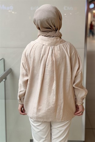 Mahal Casual Ovarsize Gömlek