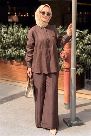 İpekyol Beli İpli Lastikli Astarlı Bol Pantolon