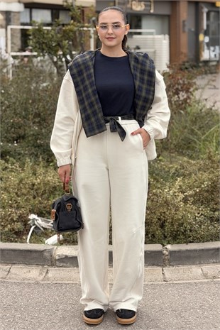 Twist Kuşaklı Eşofman Alt Pantolon