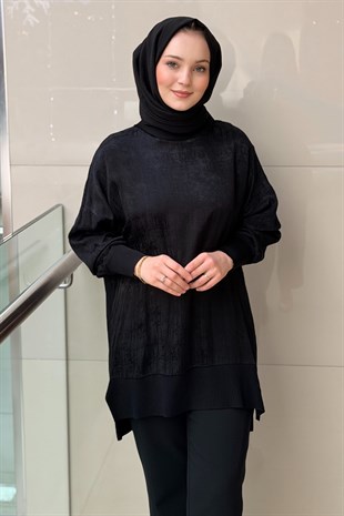 Nuss Ribanalı Jakar Tunik
