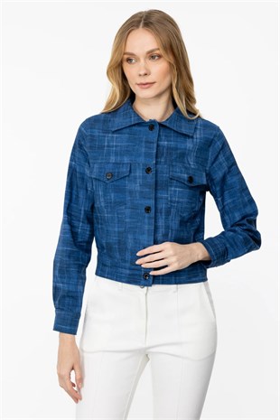 On Fashion Cep Kapaklı Düğmeli Ceket