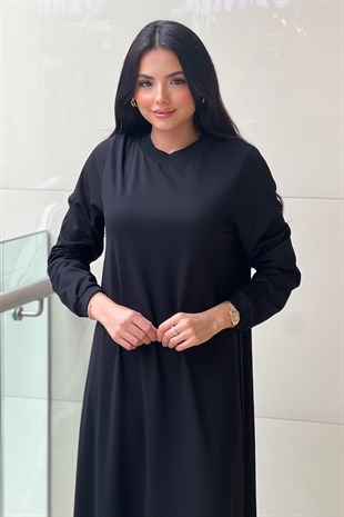 Ghisa Ribanalı Uzun Kollu Elbise