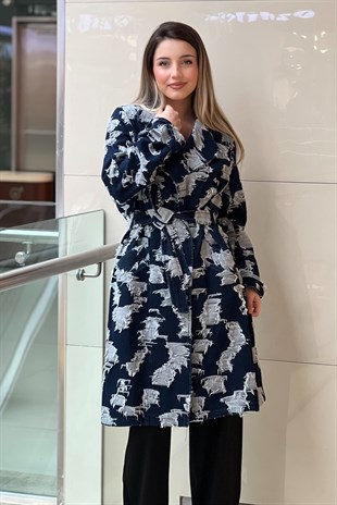 Nuss Parça Pis Dikiş Detaylı Denim Kap