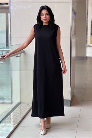 Ghisa Ribanalı Kolsuz Elbise