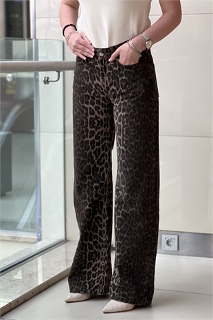 İpekyol Leopar Jean Pantolon