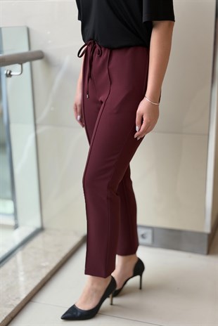 Sentez Yandan Cepli Bağcıklı Pantolon
