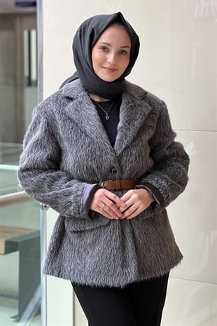 Missemramiss Pelliccia Kısa Kaban