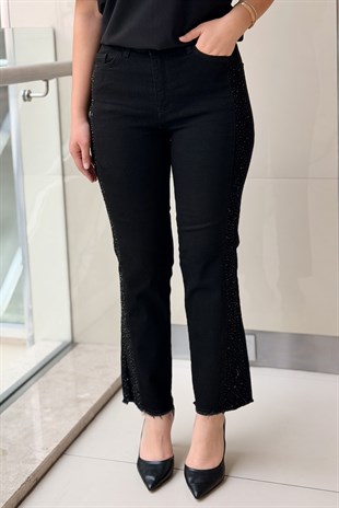 Mahal Stripe Denim Pantolon