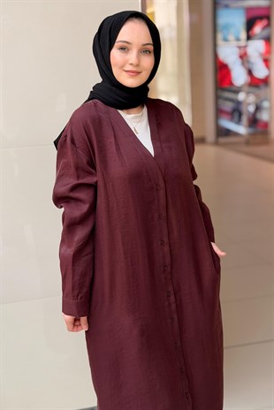 Missemramiss Nakışlı Gömlek Elbise