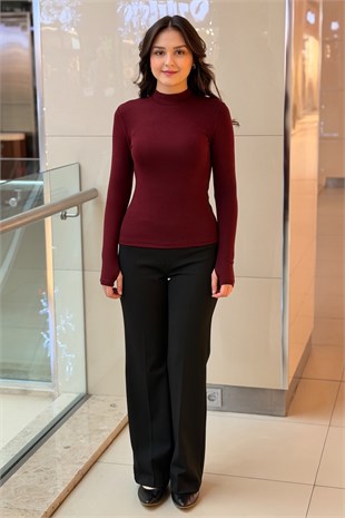 Mahal Casual Dik Yaka Cotton İçlik Body