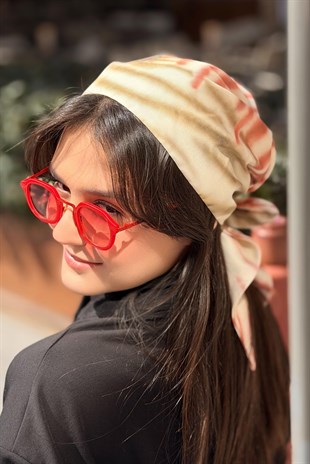 İpektol Desenli Bandana Eşarp