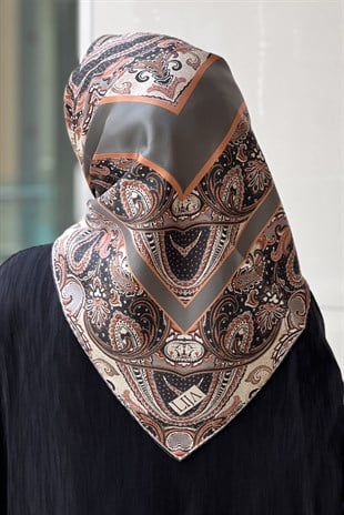Lija Zerrin Twill İpek Eşarp