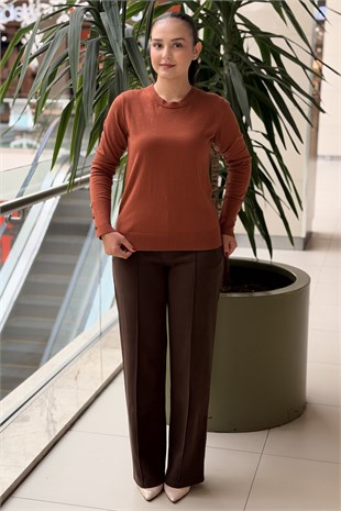 İpekyol Monogram Düğmeli Triko Tunik