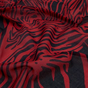 İpekevi 1411 Zebra Desen Pamuk Eşarp