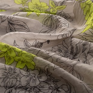 İpekevi Soft Floral Desenli Tenzel Eşarp