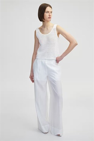 İpekyol Ütü İzli Wide Leg Fit Pantolon