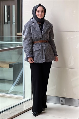 Missemramiss Pelliccia Kısa Kaban
