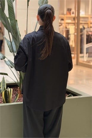 Kahma Nakış Pul İşlemeli Cotton Gömlek