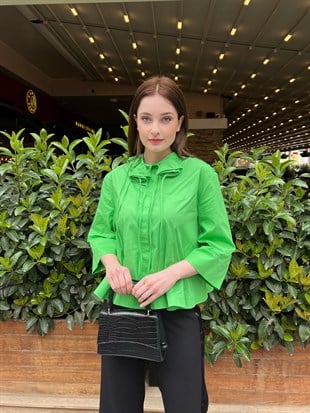 Bize Fashion 827-23Y Gül Yaka Gömlek