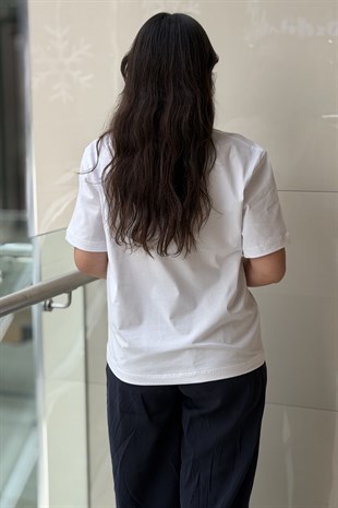 İpekyol Monogram Nakışlı Tişört