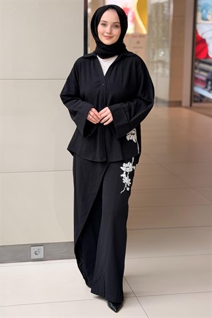 Missemramiss Linen Nakışlı Takım