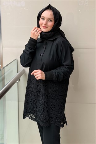 Fuat Gürşen Güpürlü Tunik