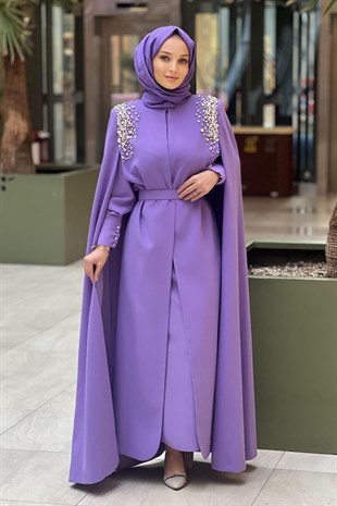 Senna Je Parle Dress Set Abiye Elbise