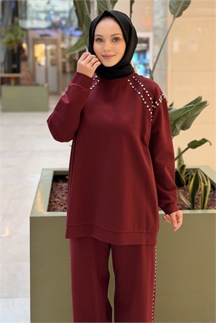 Ceremony Bluz Ve Pantolonu Çakma Detaylı Luna Takım