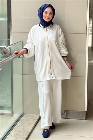 Ghisa Arkası Poplin Detaylı Kap Pantolon Takım