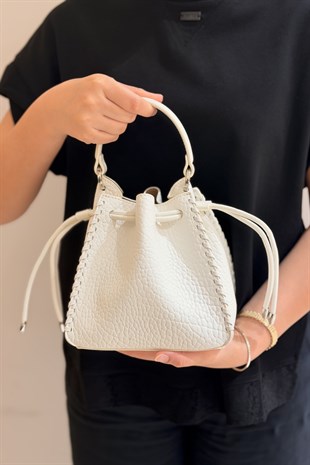 Mahal Bags Yanları Dikiş Örgülü El Tutmalı Çapraz Çanta
