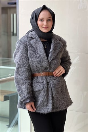 Missemramiss Pelliccia Kısa Kaban