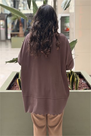 Tığ Triko Oversize Tunik