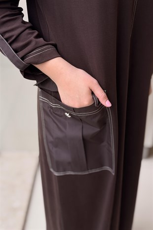 Nurcan Çetin Torba Cepli Spor Dikişli Elbise