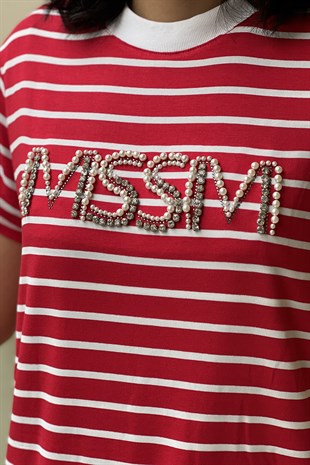 Missemramiss Mssm Taşlı Tshirt