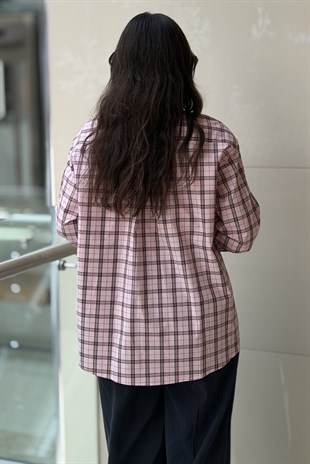 İpekyol Strass Taşlı Ekose Desen Gömlek